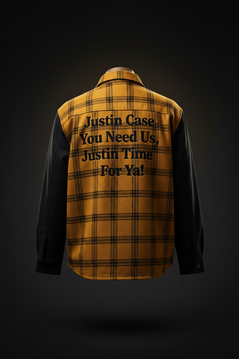 Gold Black Flannel Back
