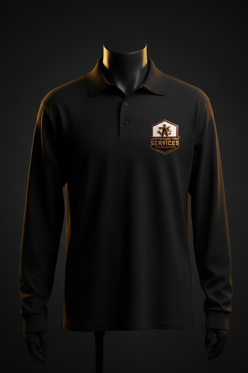 Black Long Sleeve Front