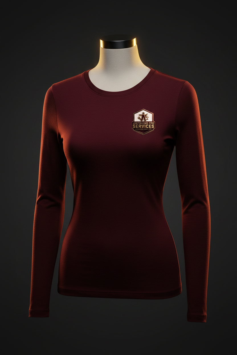 Women's Maroon Long Sleeve