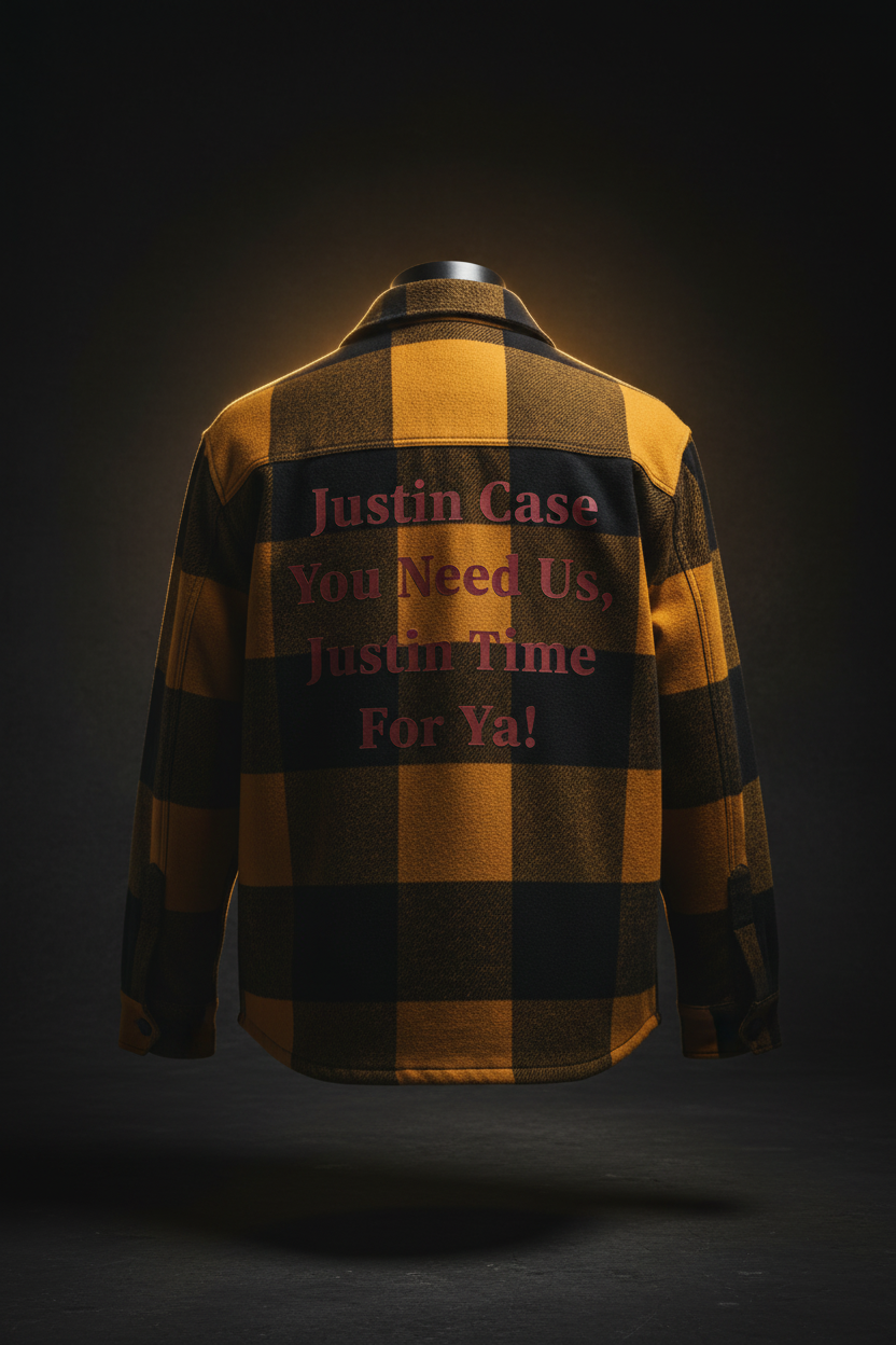 Black Gold Flannel Back