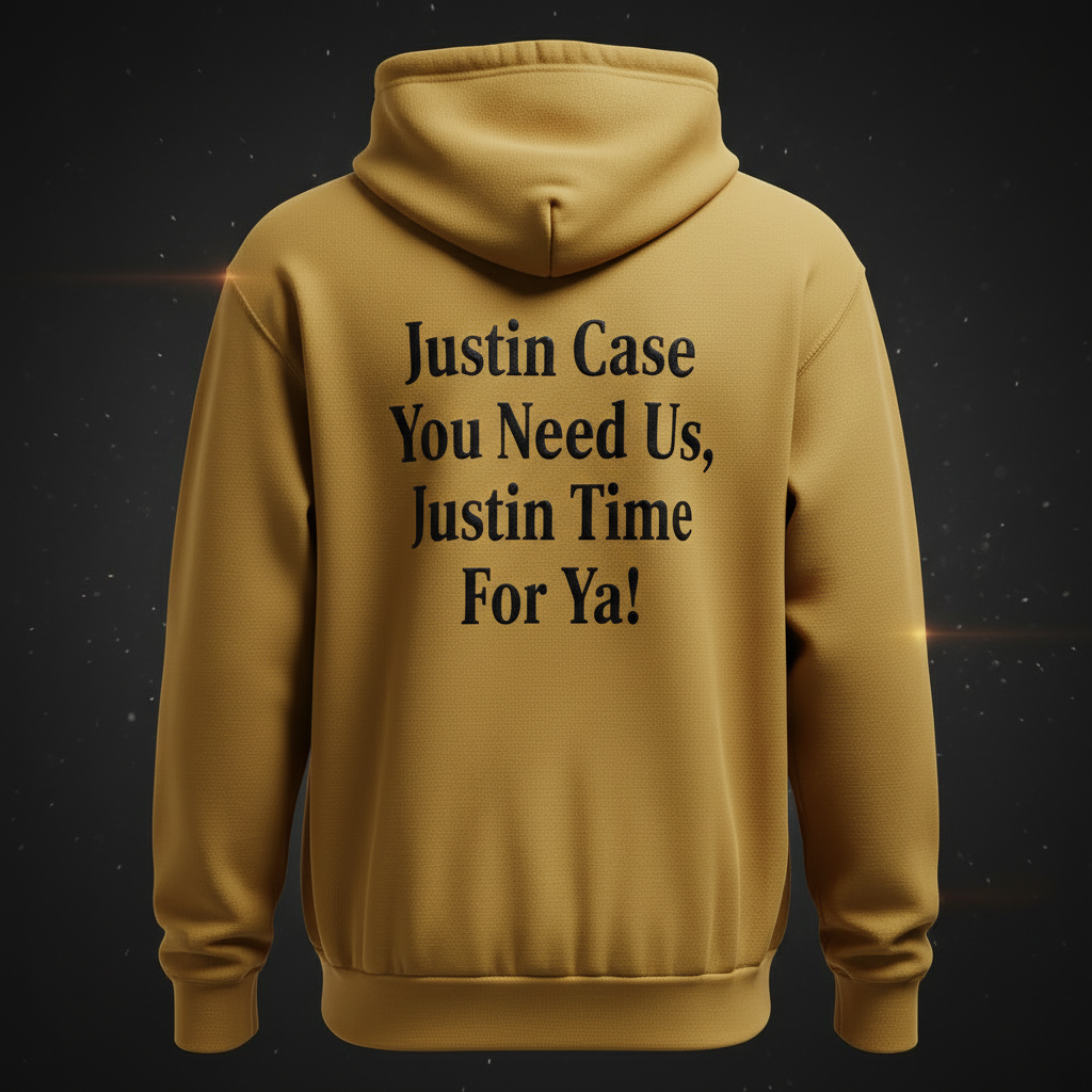 Gold Hoodie Back