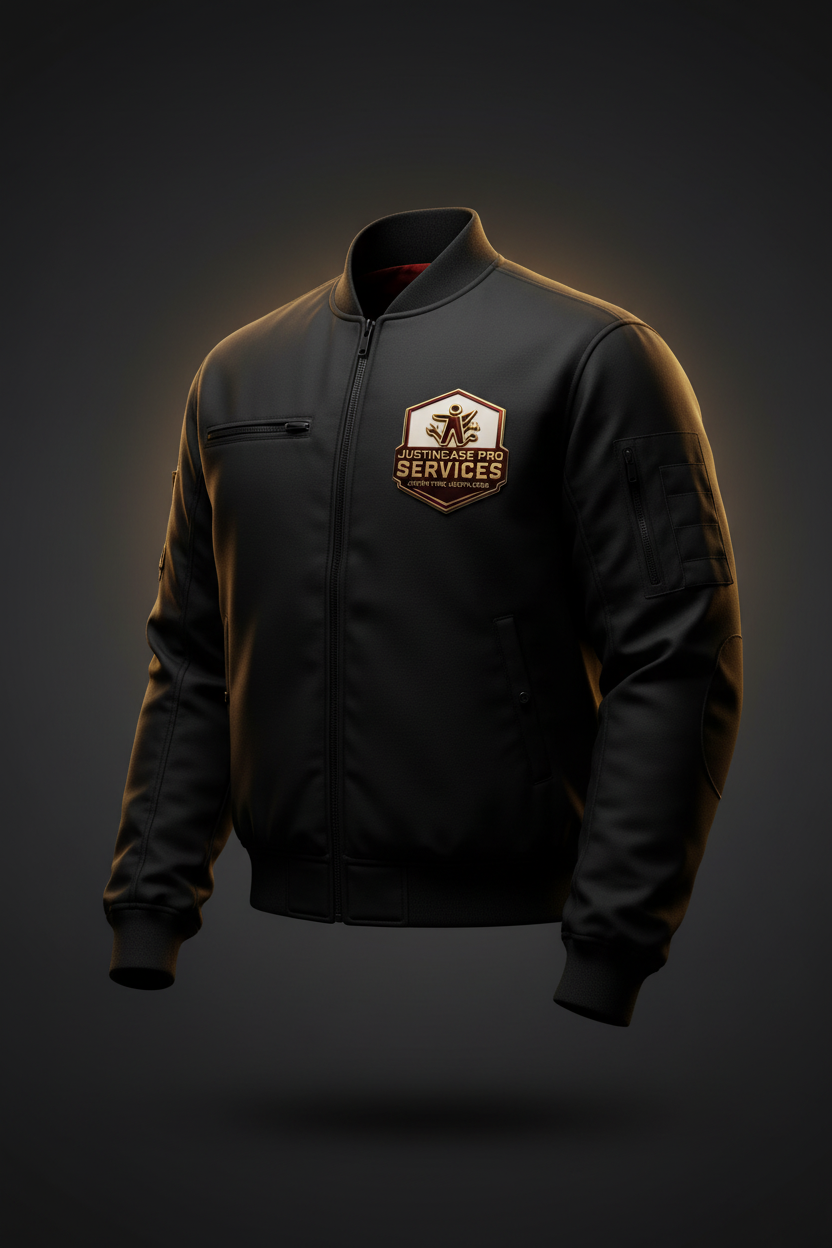 Black Bomber Jacket