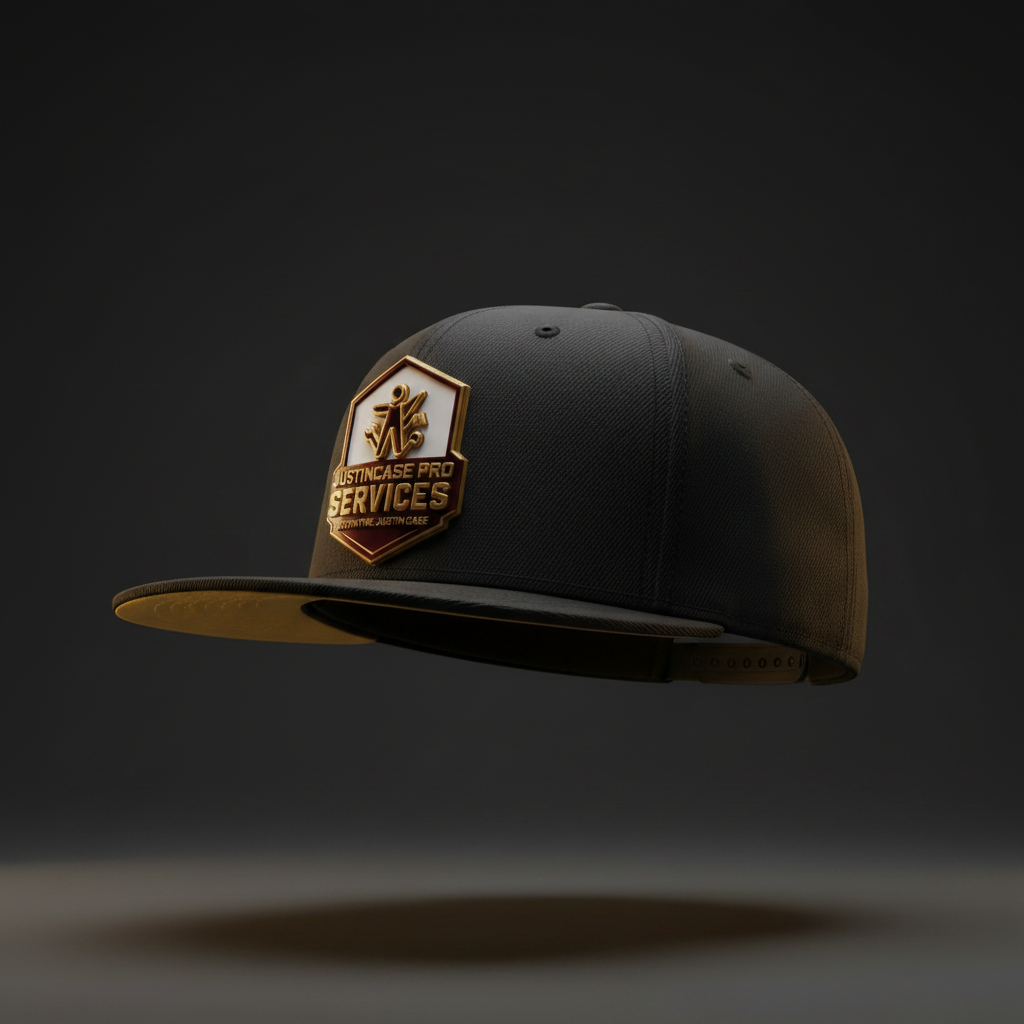 Black Snapback Side Profile
