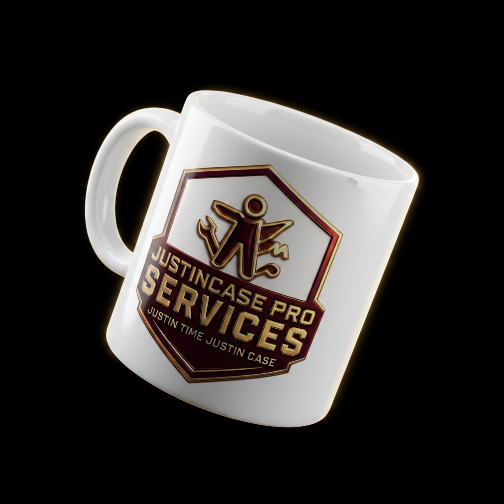 White Logo Mug