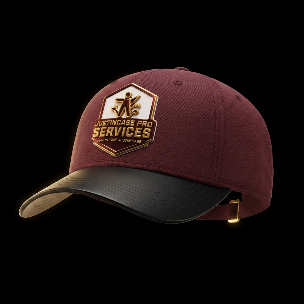 Maroon Black Two-Tone Dad Hat