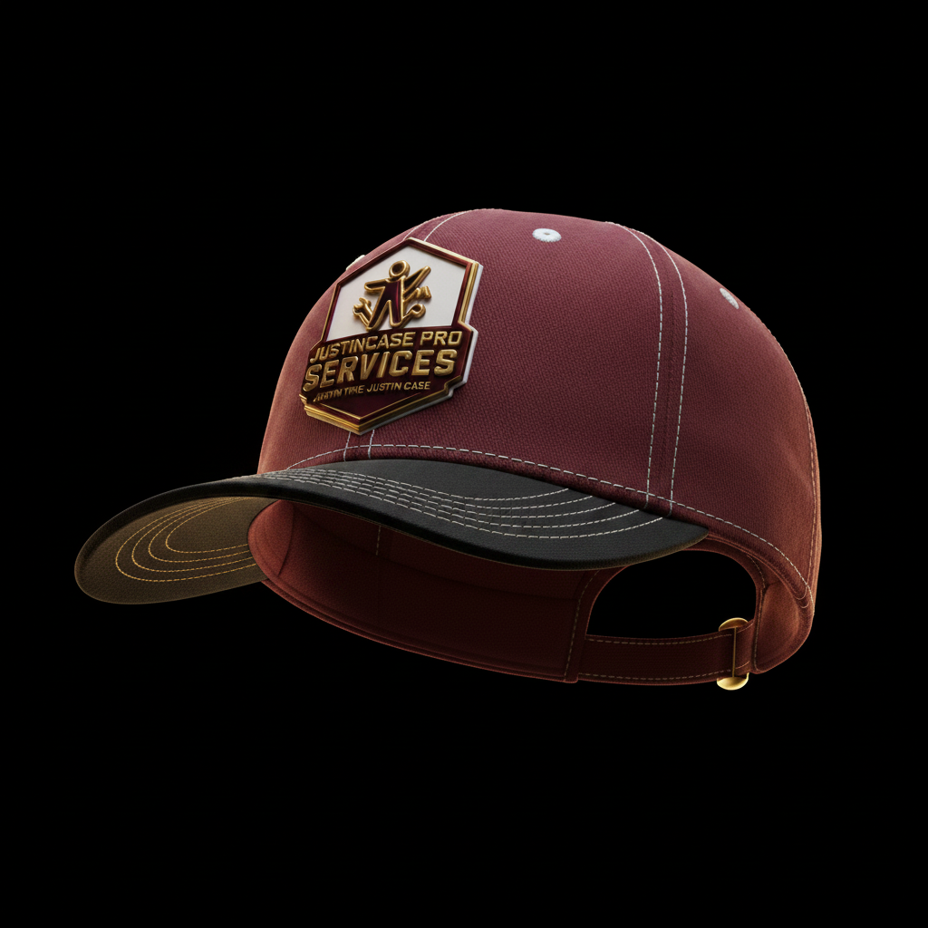 Maroon Black Dad Hat