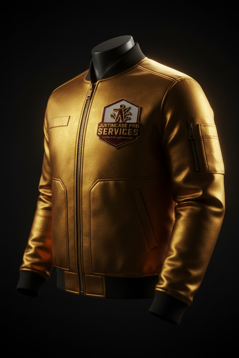 Gold Bomber Jacket