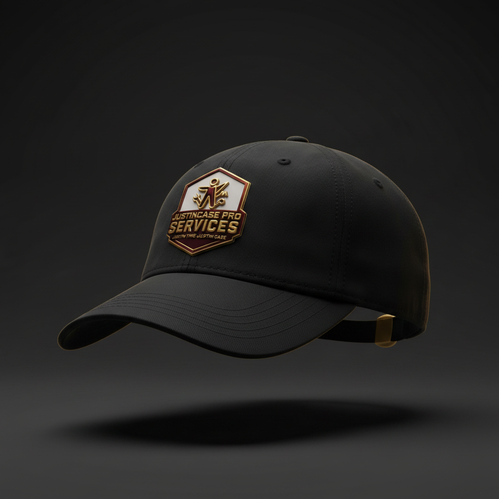 Black Dad Hat Detail