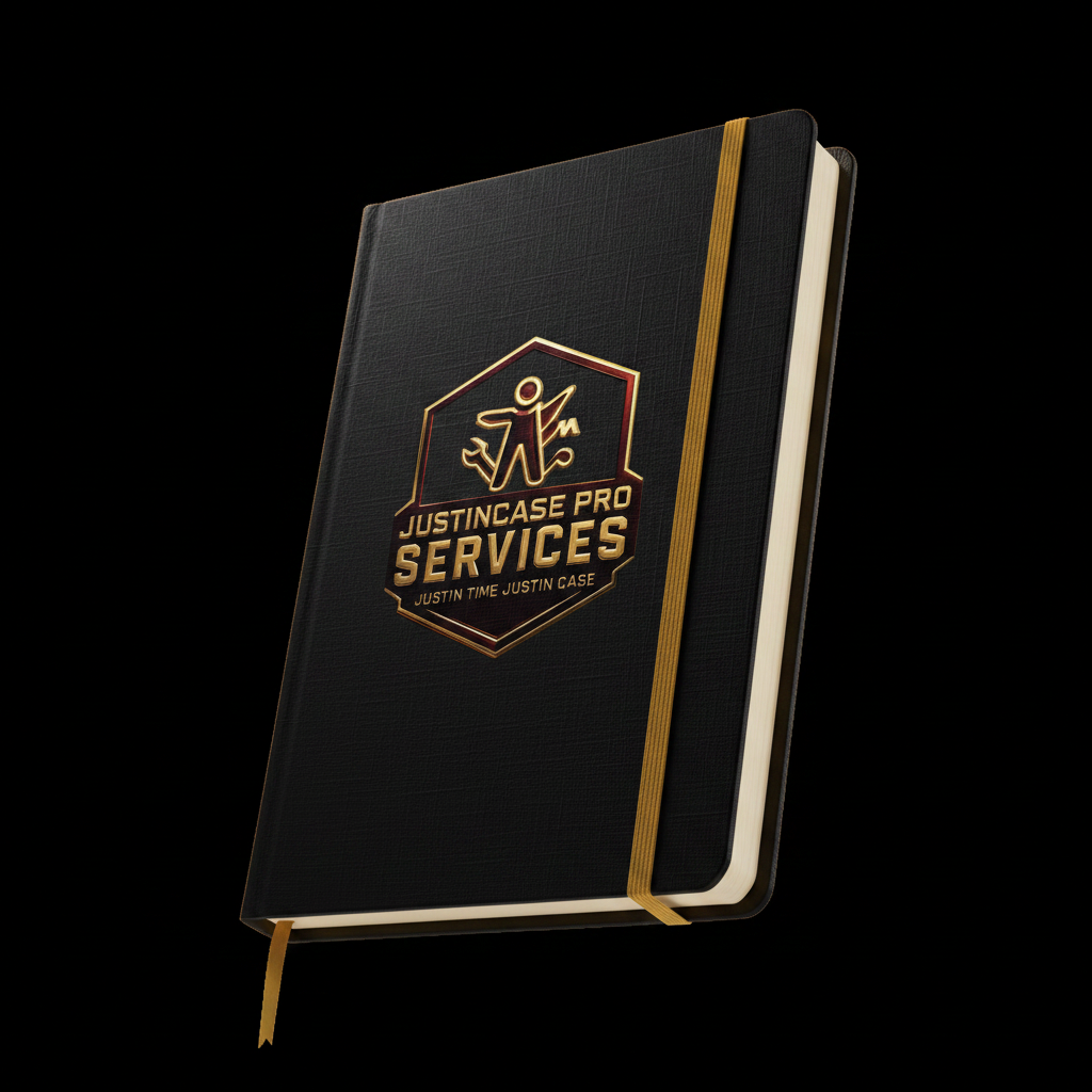 Black Logo Notebook