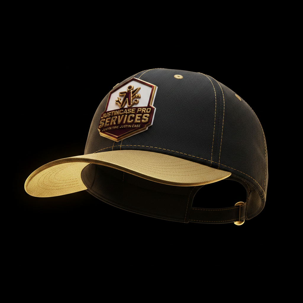 Black Gold Two-Tone Dad Hat