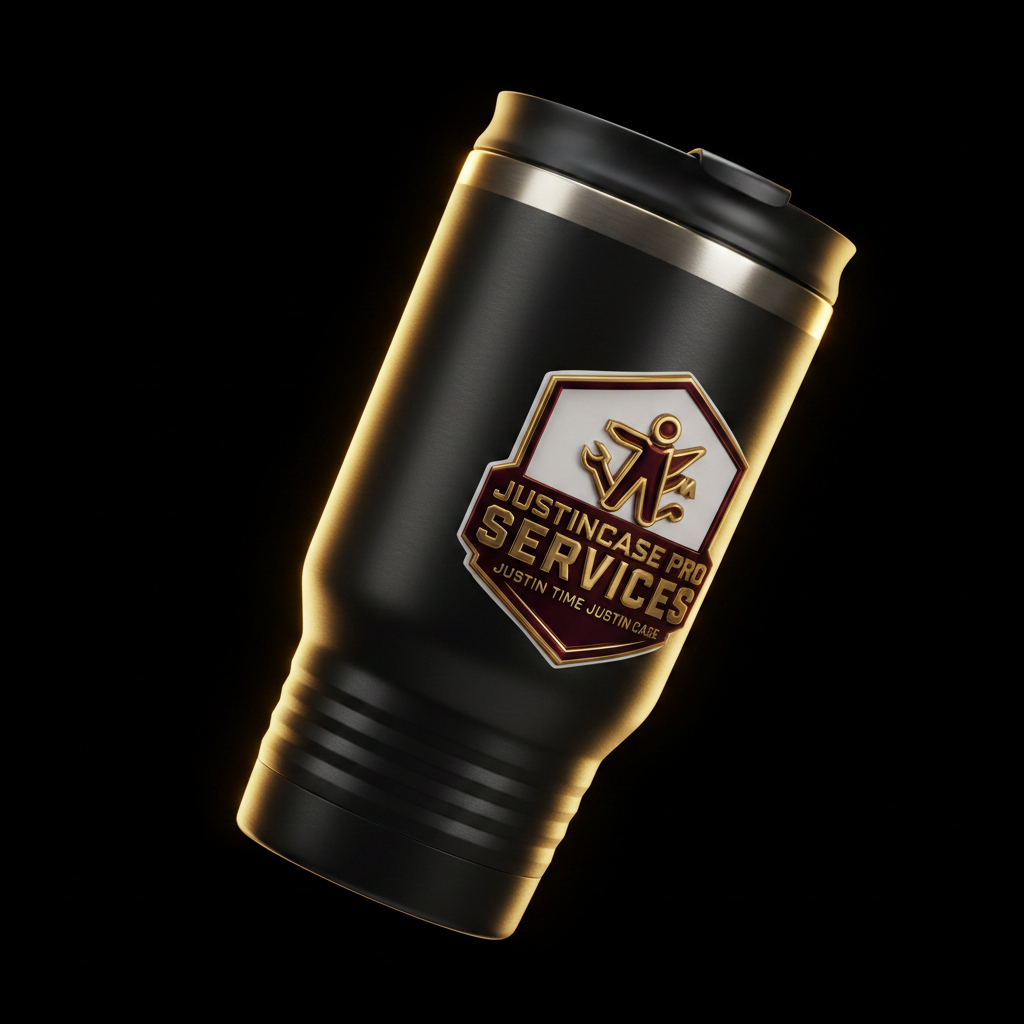 Black Travel Mug