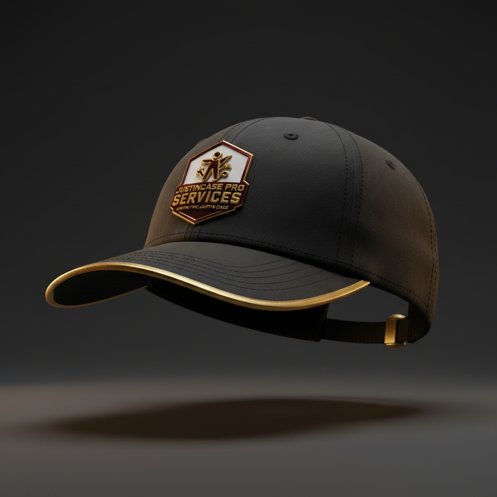 Black Gold Two-Tone Dad Hat Alt