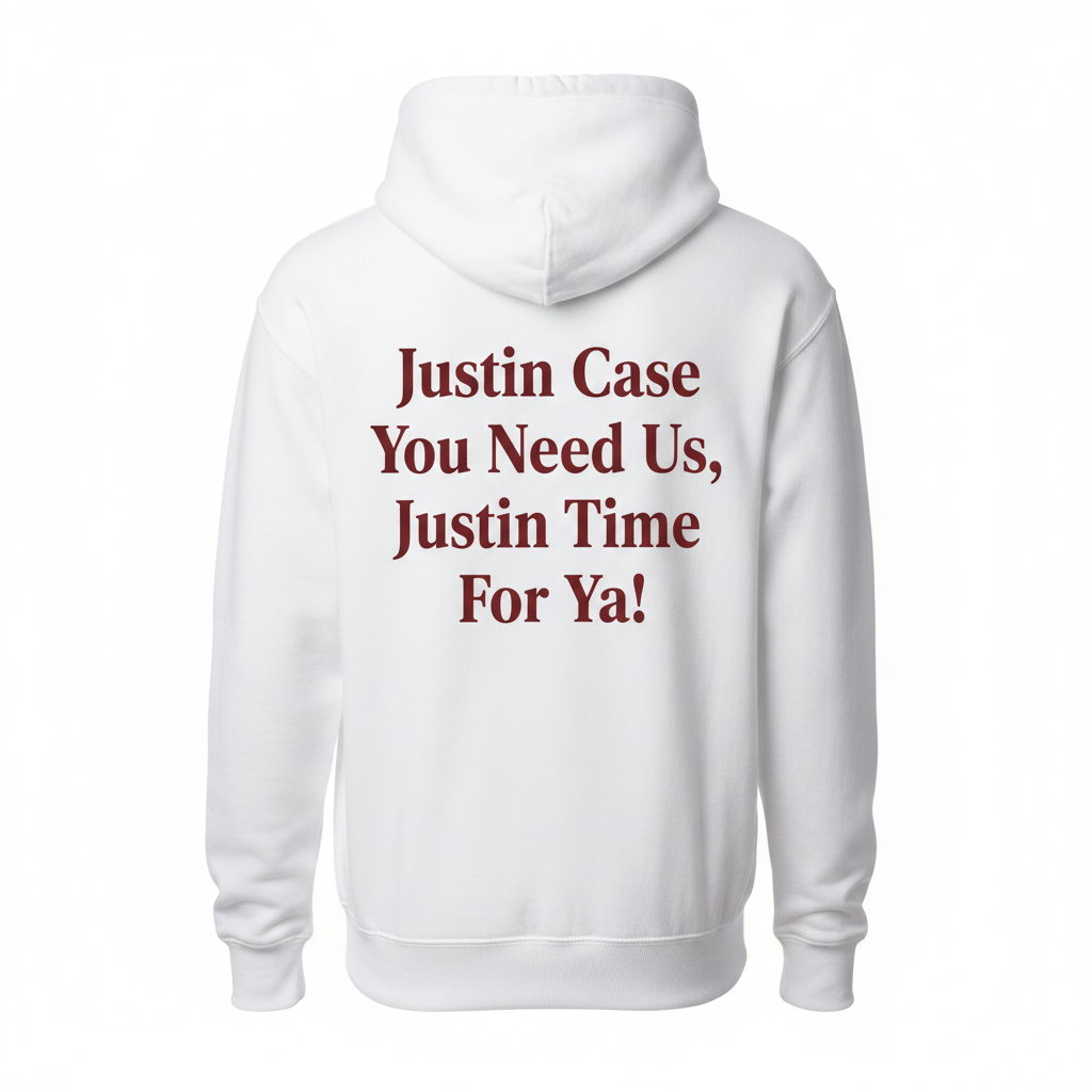 White Hoodie Back
