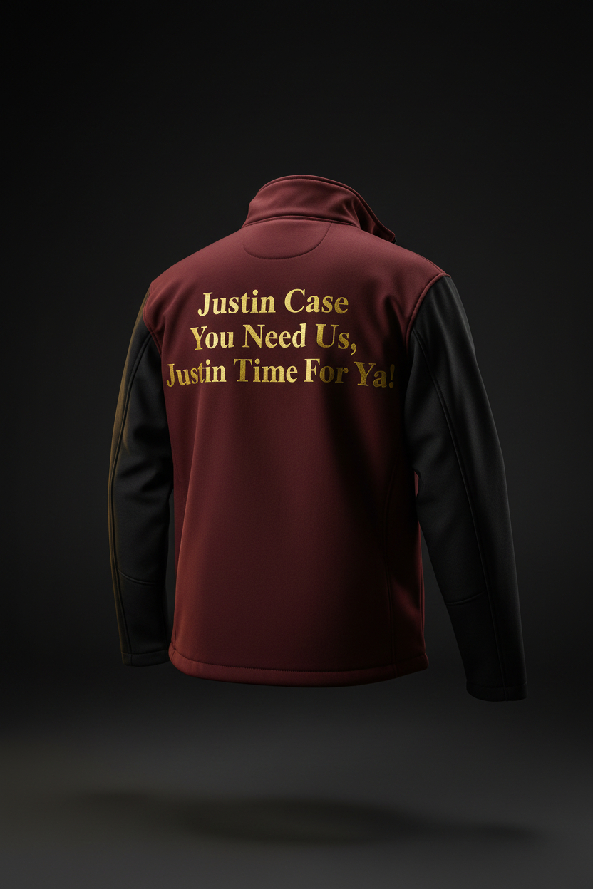 Softshell Jacket Back Slogan