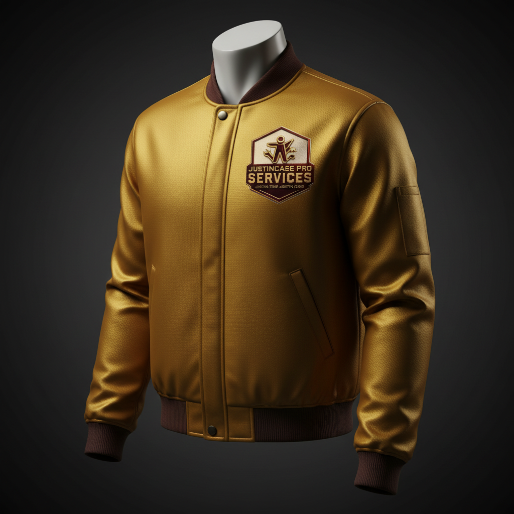 Gold Bomber Jacket