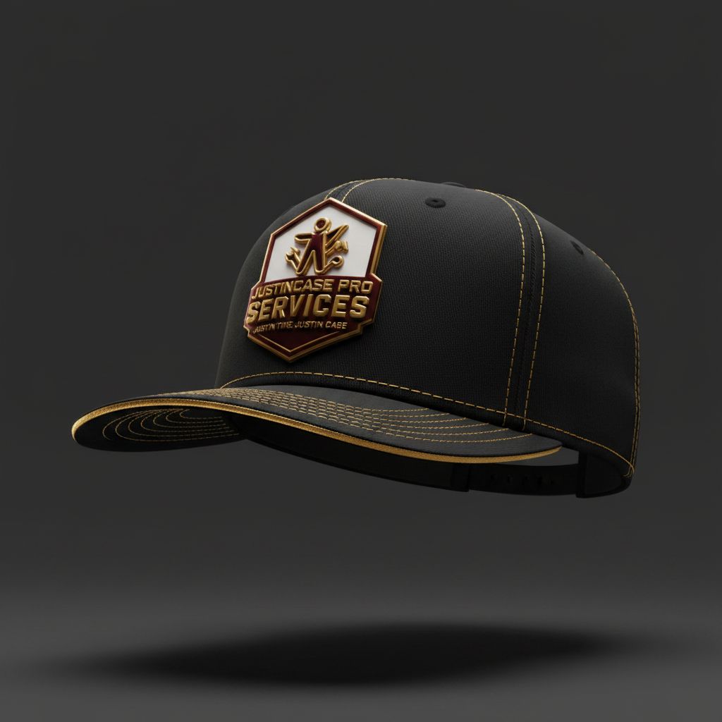 Black Adult Snapback Hat