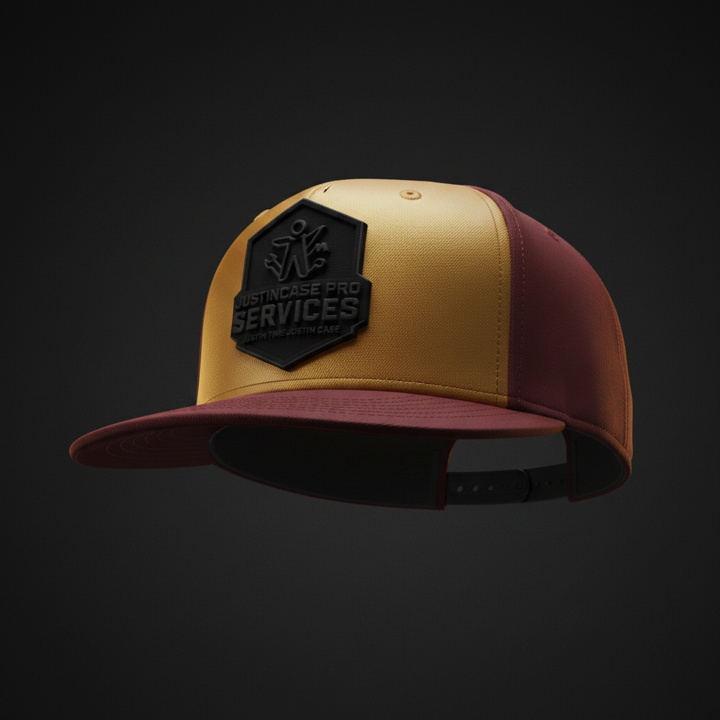 Gold Maroon Two-Tone Snapback